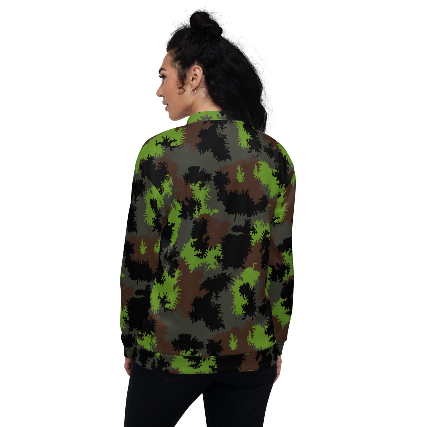 German Truppenversuch Sagezahnmuster CAMO Unisex Bomber Jacket - Jackets
