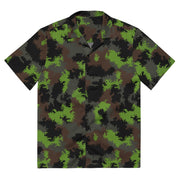 Truppenversuch Sagezahnmuster CAMO Unisex Short-Sleeve Button Shirt - 2XS - Button-Up