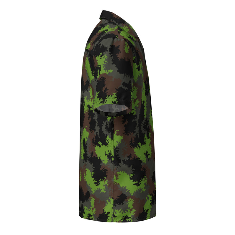 Truppenversuch Sagezahnmuster CAMO Unisex Short-Sleeve Button Shirt - Button-Up