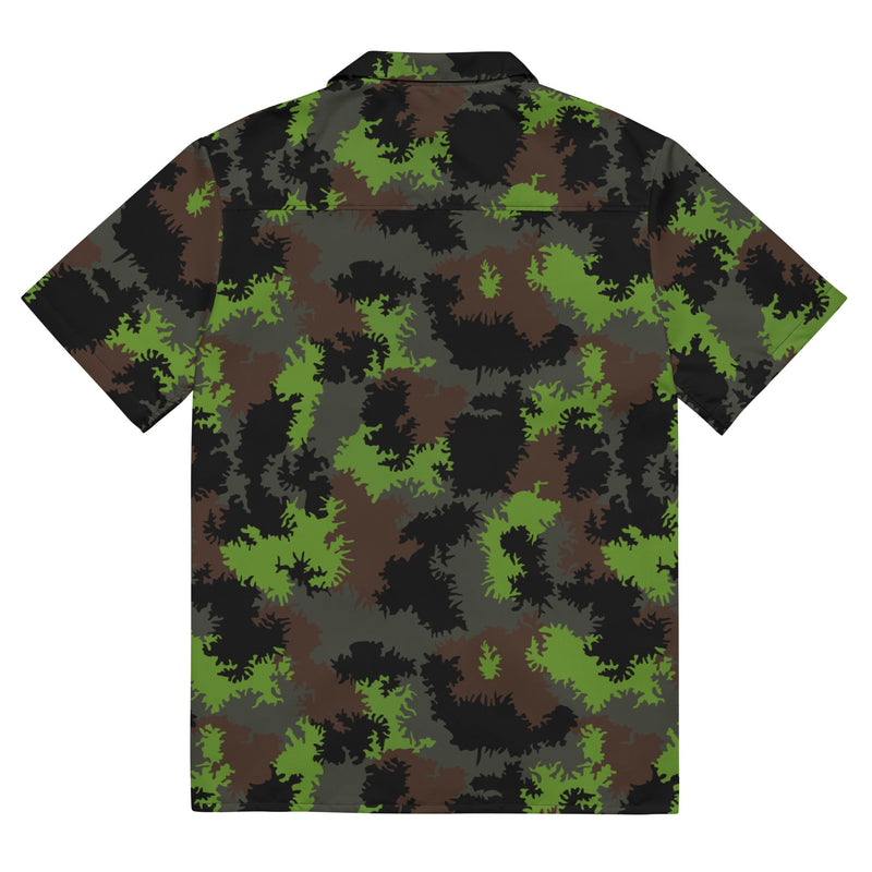 Truppenversuch Sagezahnmuster CAMO Unisex Short-Sleeve Button Shirt - Button-Up