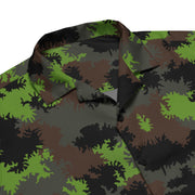 Truppenversuch Sagezahnmuster CAMO Unisex Short-Sleeve Button Shirt - Button-Up