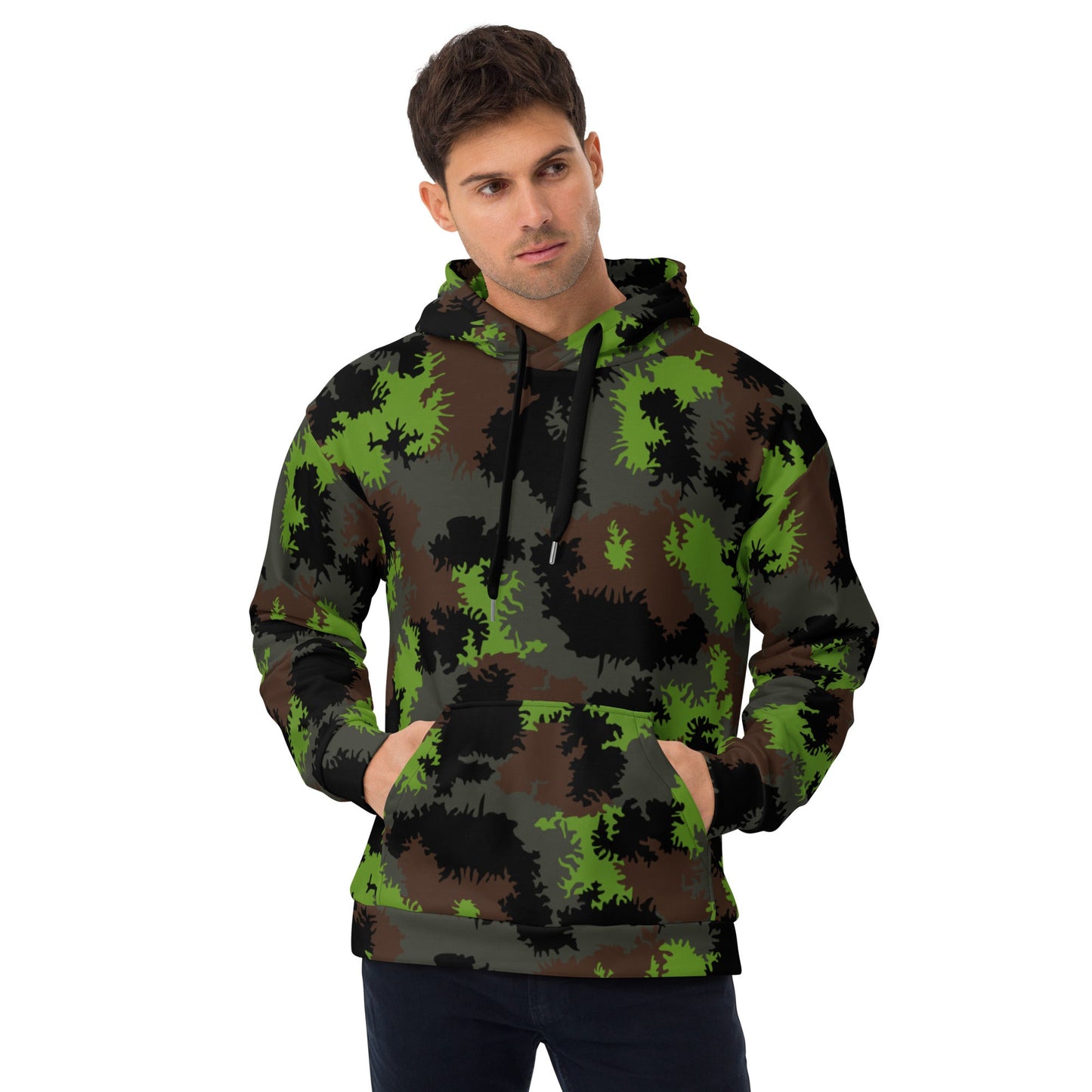 German Truppenversuch Sagezahnmuster CAMO Unisex Hoodie - 2XS - Hoodies