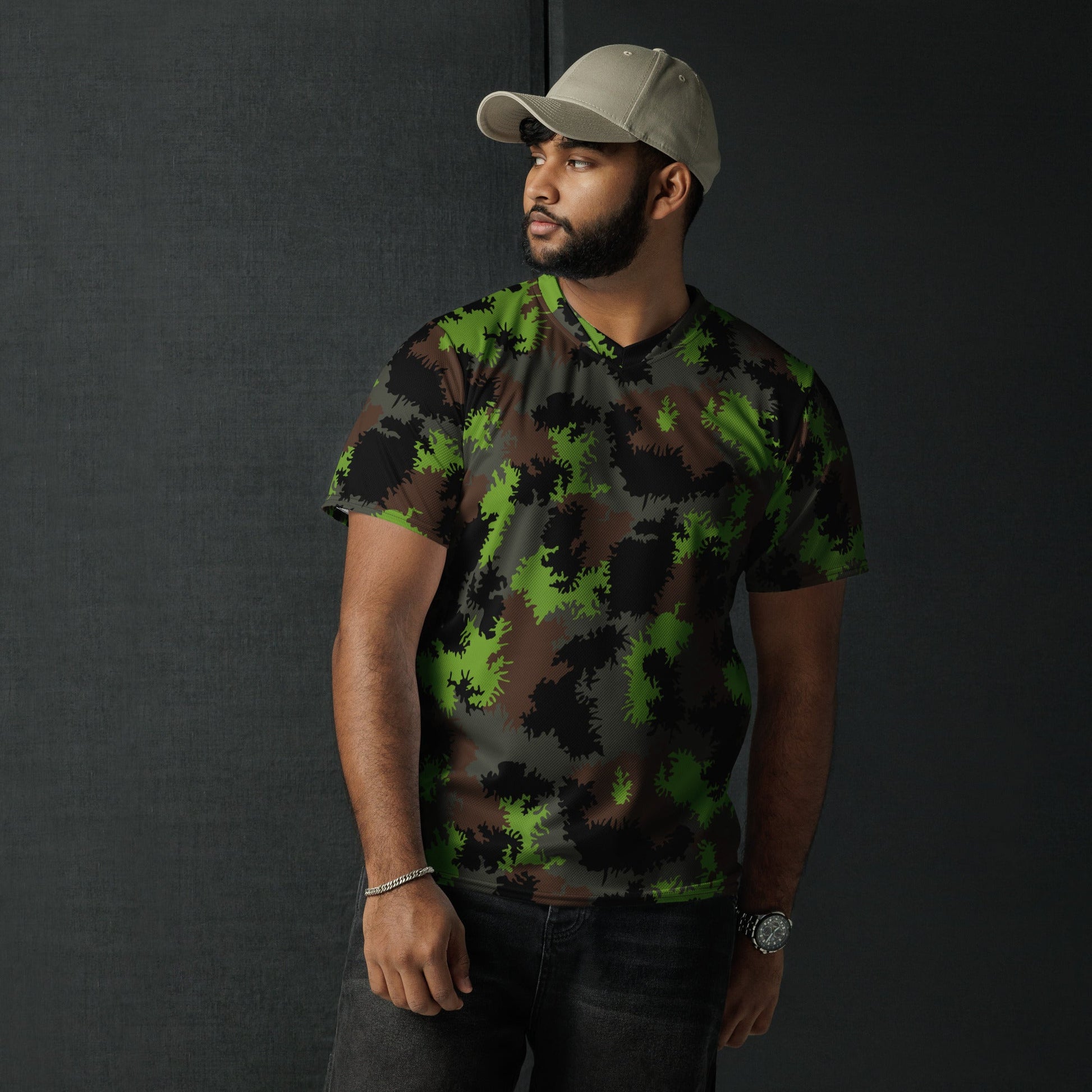 German Truppenversuch Sagezahnmuster CAMO Unisex Sports Jersey