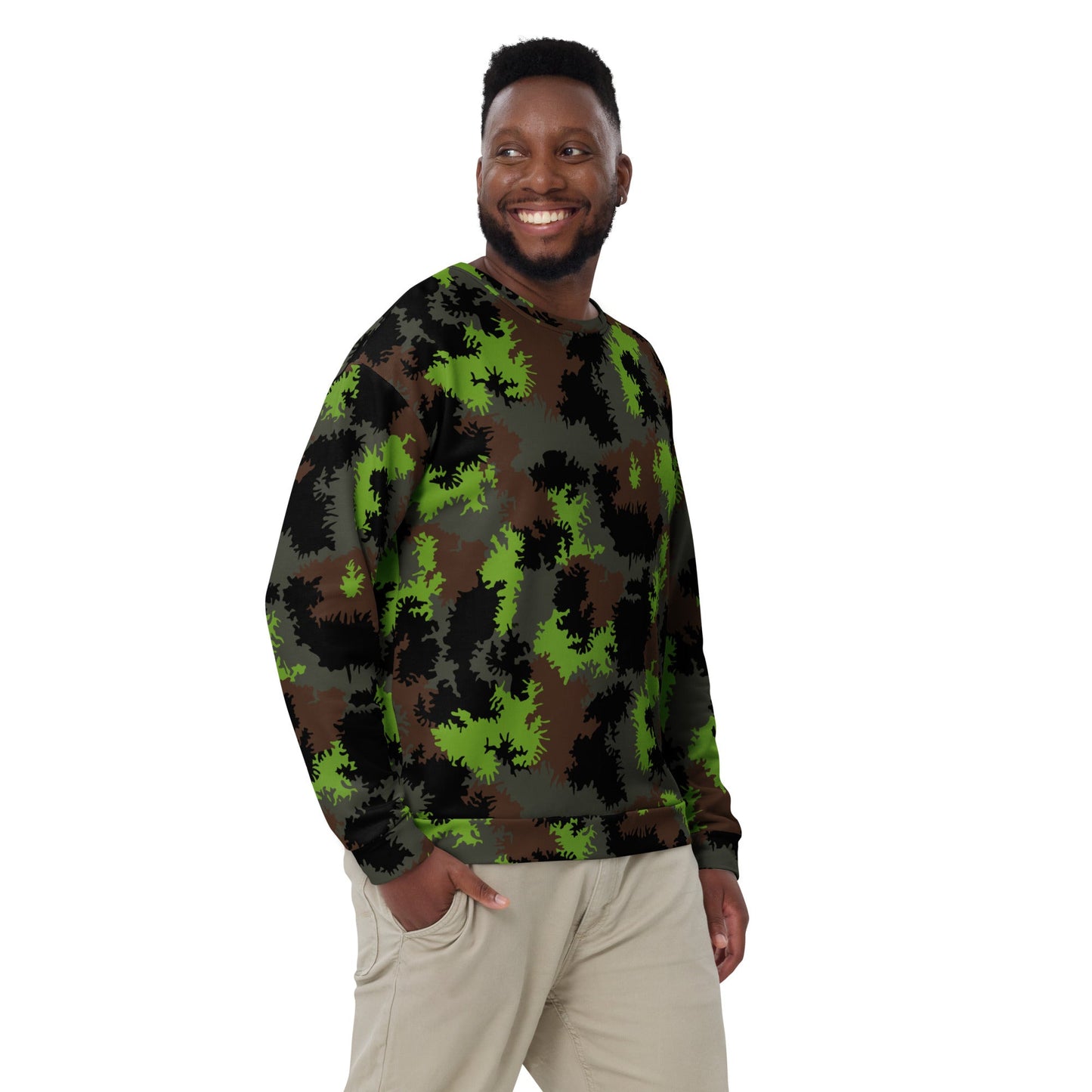 German Truppenversuch Sagezahnmuster CAMO Unisex Sweatshirt - Sweatshirts