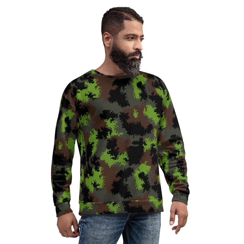 Truppenversuch Sagezahnmuster CAMO Unisex Sweatshirt