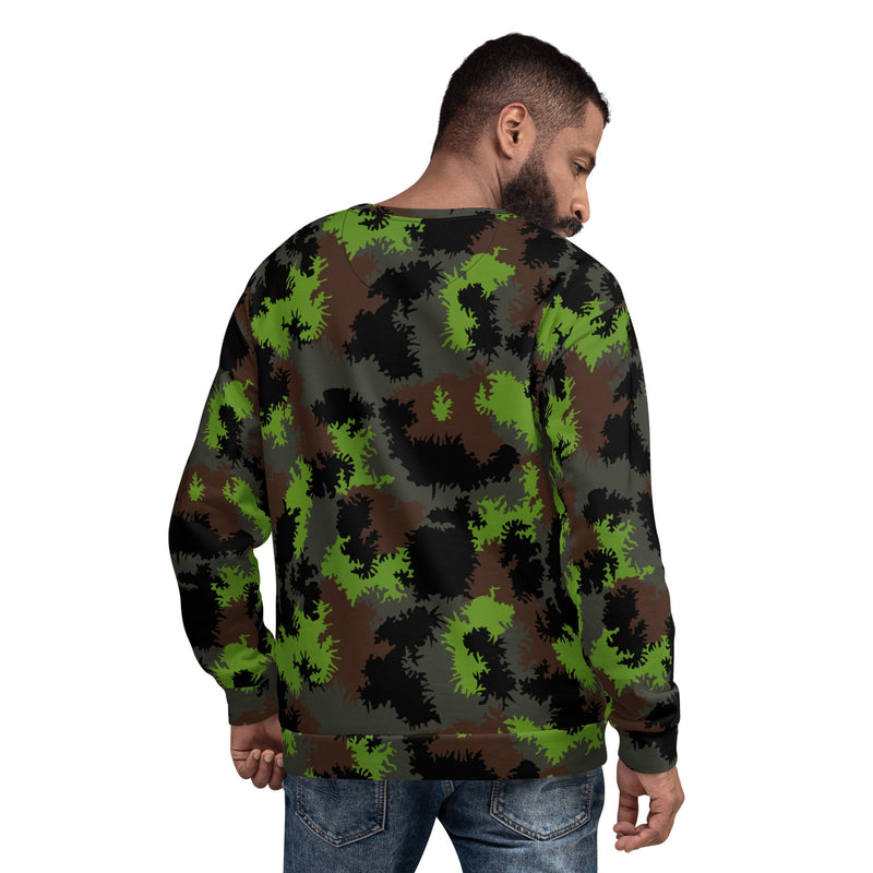 Truppenversuch Sagezahnmuster CAMO Unisex Sweatshirt