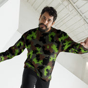 Truppenversuch Sagezahnmuster CAMO Unisex Sweatshirt