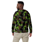 Truppenversuch Sagezahnmuster CAMO Unisex Sweatshirt