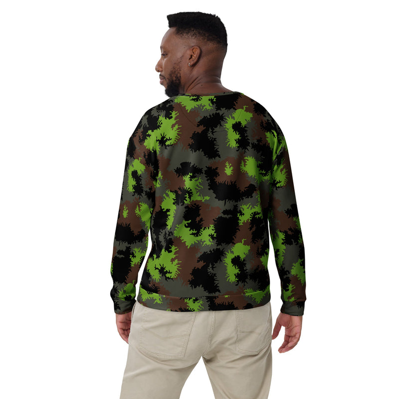 Truppenversuch Sagezahnmuster CAMO Unisex Sweatshirt