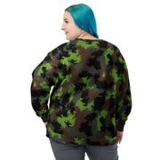 Truppenversuch Sagezahnmuster CAMO Unisex Sweatshirt