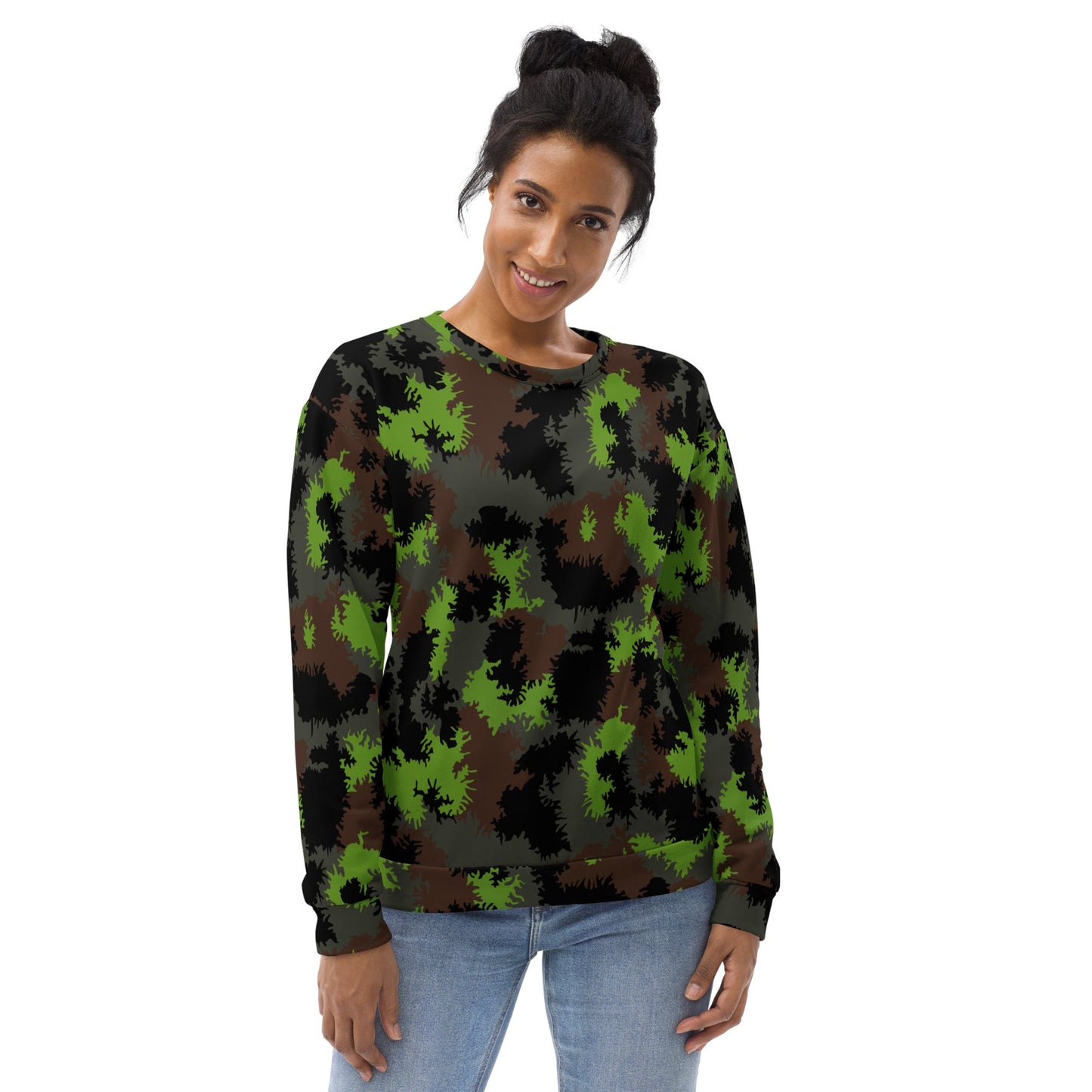 German Truppenversuch Sagezahnmuster CAMO Unisex Sweatshirt - Sweatshirts
