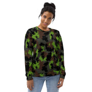 Truppenversuch Sagezahnmuster CAMO Unisex Sweatshirt