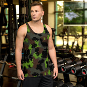 Truppenversuch Sagezahnmuster CAMO Unisex Tank Top - XS - Shirt