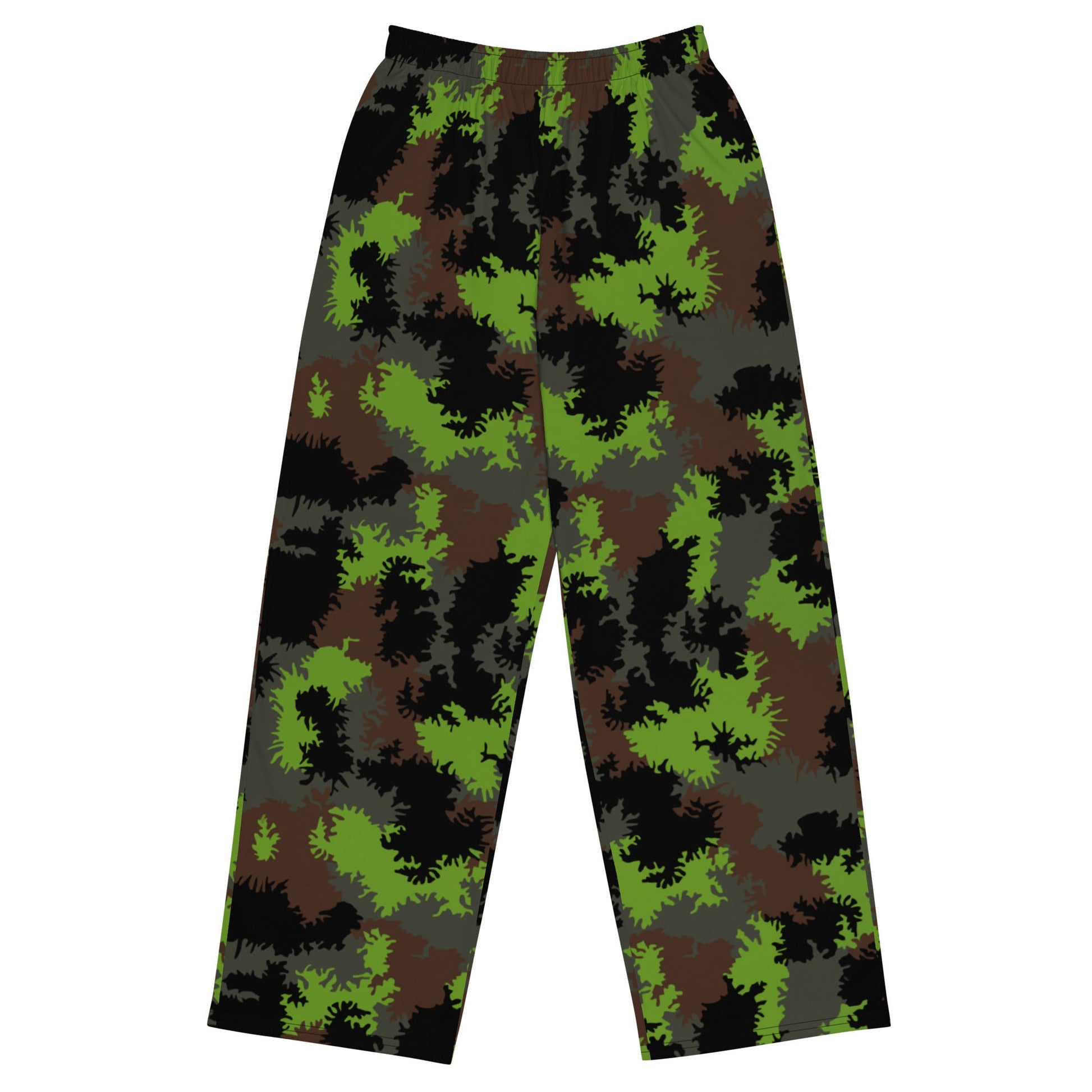 German Truppenversuch Sagezahnmuster CAMO unisex wide-leg pants - 2XS - Wide-leg Pants