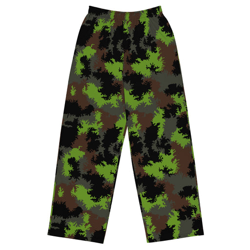 Truppenversuch Sagezahnmuster CAMO Unisex Wide-Leg Leisure Pants - 2XS - Pant