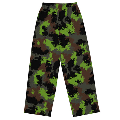 German Truppenversuch Sagezahnmuster CAMO unisex wide-leg pants - Wide-leg Pants