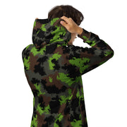 Truppenversuch Sagezahnmuster CAMO Unisex Zip Hoodie