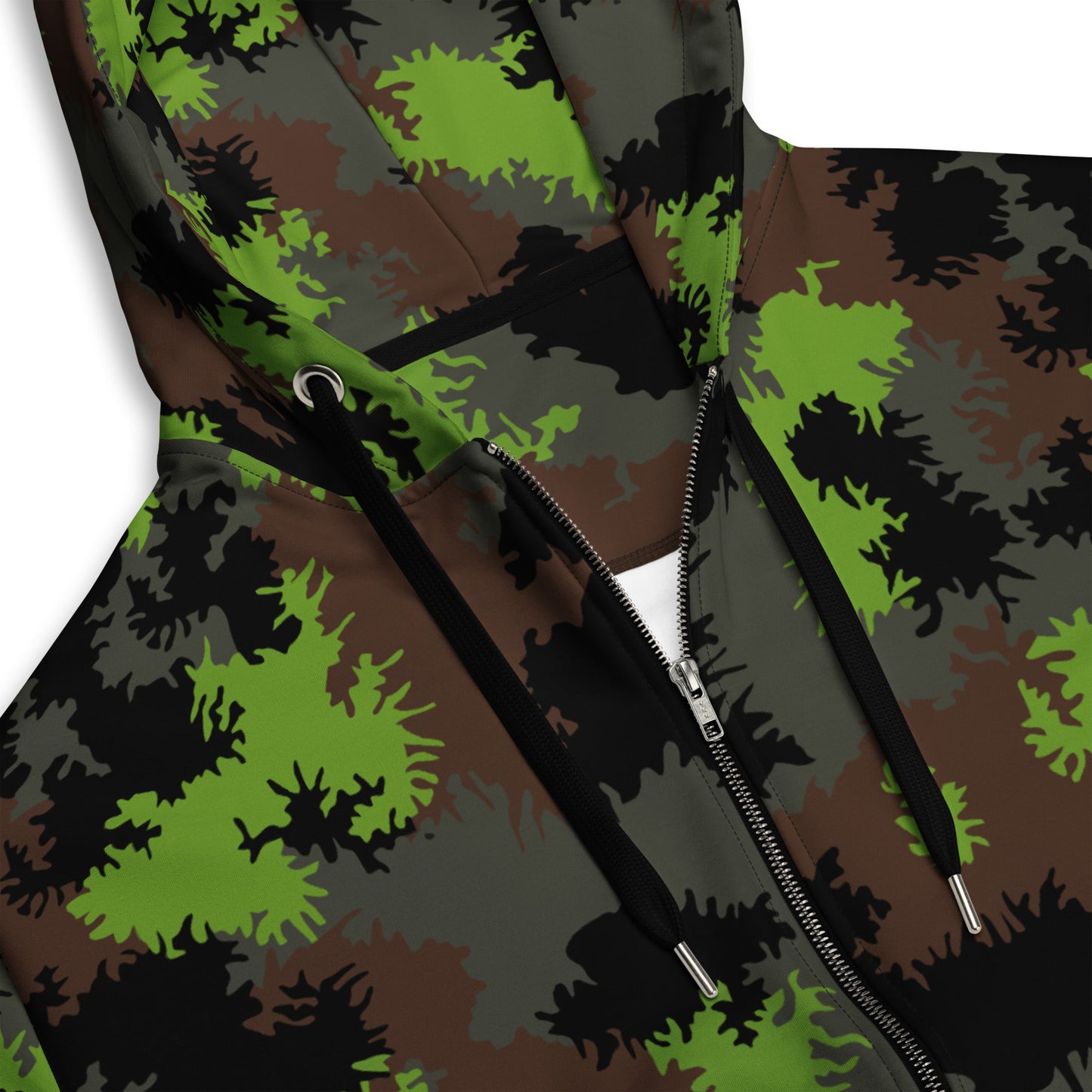 German Truppenversuch Sagezahnmuster CAMO Unisex Zip Hoodie