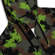Truppenversuch Sagezahnmuster CAMO Unisex Zip Hoodie