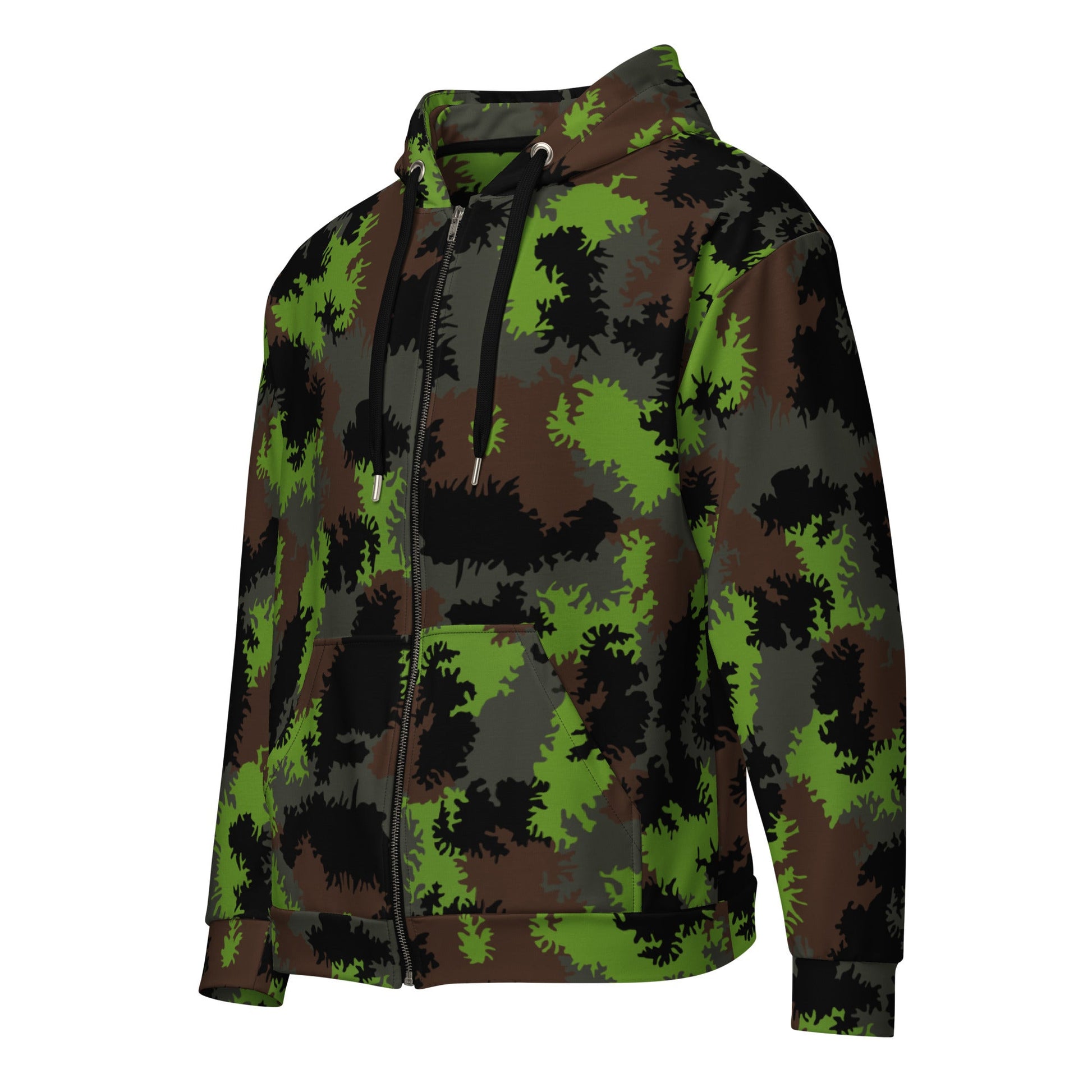 German Truppenversuch Sagezahnmuster CAMO Unisex Zip Hoodie