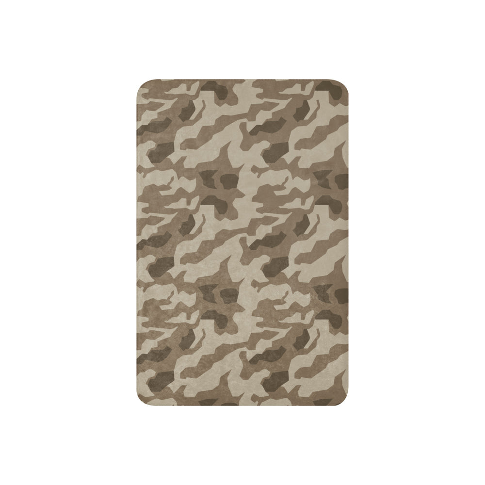 German Wolfenstein Afrika Korps Splinter CAMO Sherpa blanket