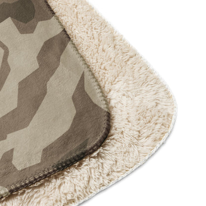 German Wolfenstein Afrika Korps Splinter CAMO Sherpa blanket