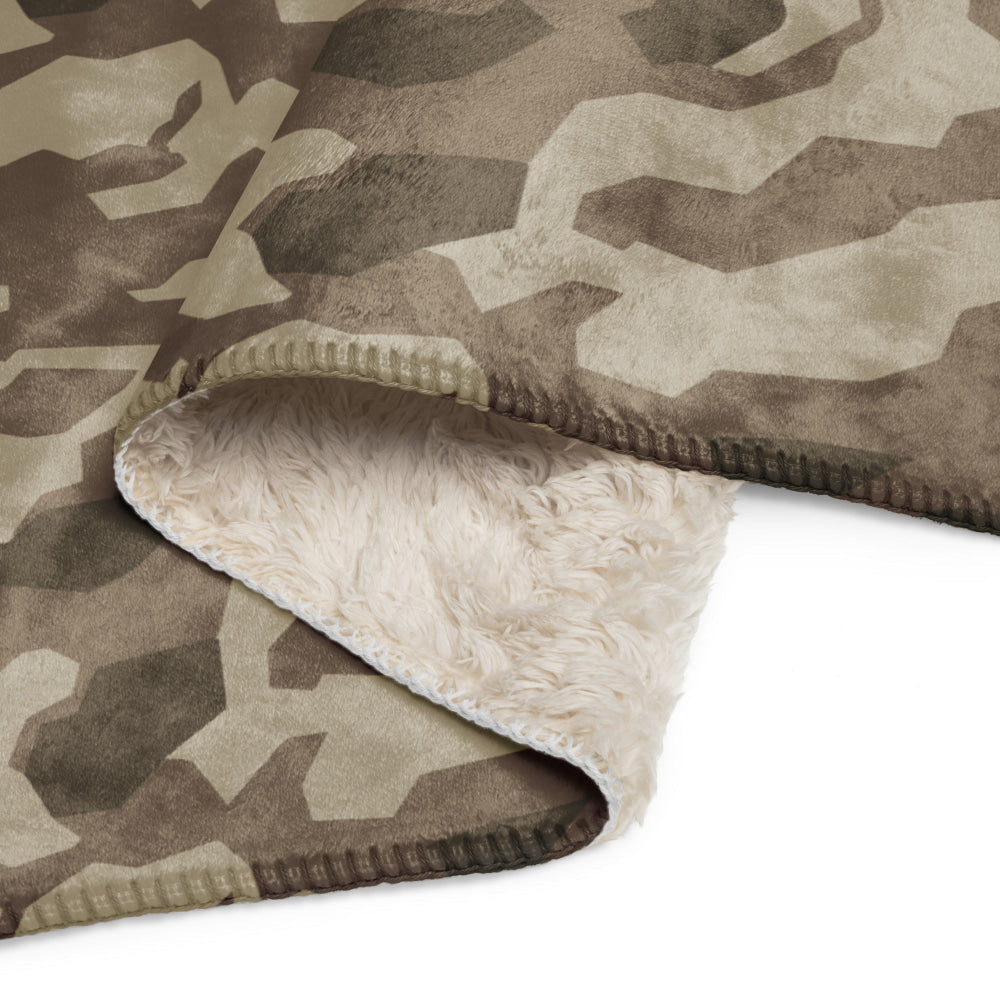 German Wolfenstein Afrika Korps Splinter CAMO Sherpa blanket