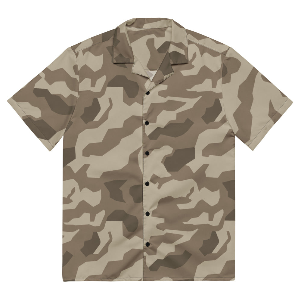 German Wolfenstein Afrika Korps Splinter CAMO Unisex button shirt - 2XS - Button Shirt