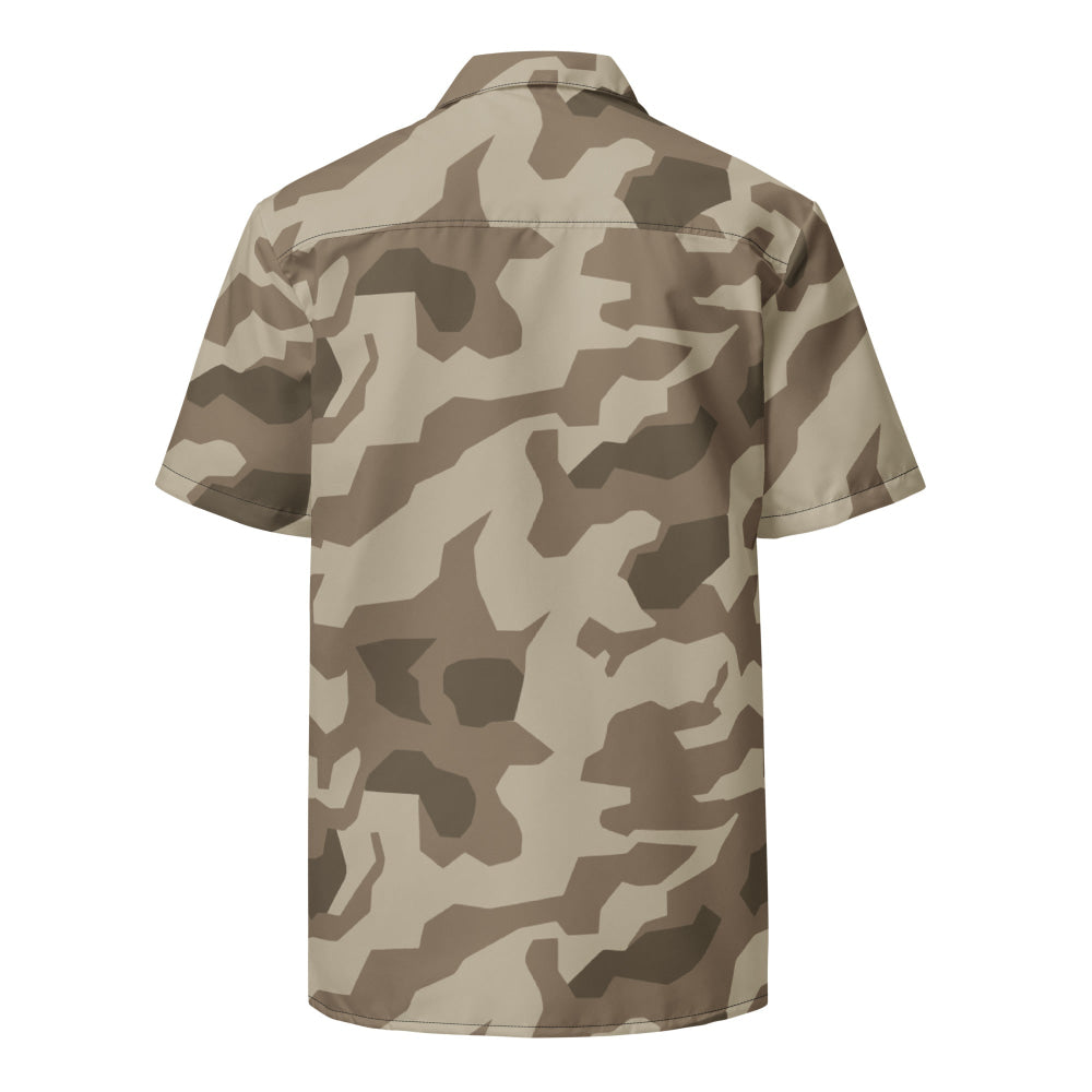 German Wolfenstein Afrika Korps Splinter CAMO Unisex button shirt - Button Shirt