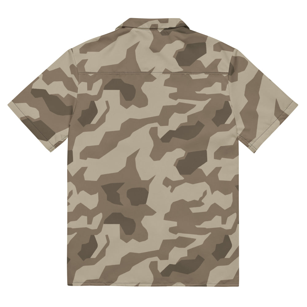 German Wolfenstein Afrika Korps Splinter CAMO Unisex button shirt - Button Shirt