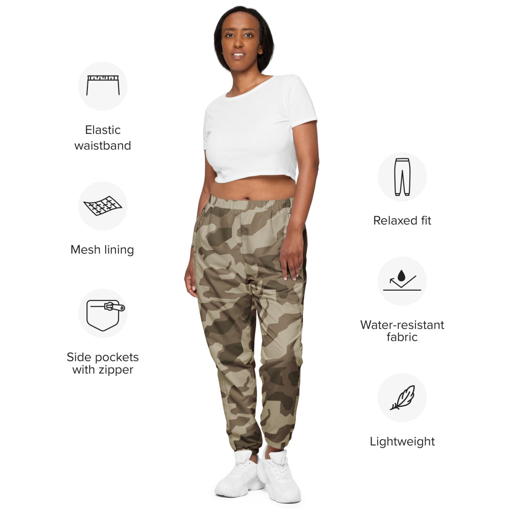 German Wolfenstein Afrika Korps Splinter CAMO Unisex track pants