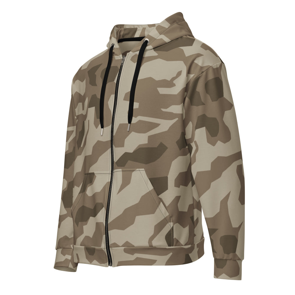 German Wolfenstein Afrika Korps Splinter CAMO Unisex zip hoodie - 2XS - Zip Hoodie