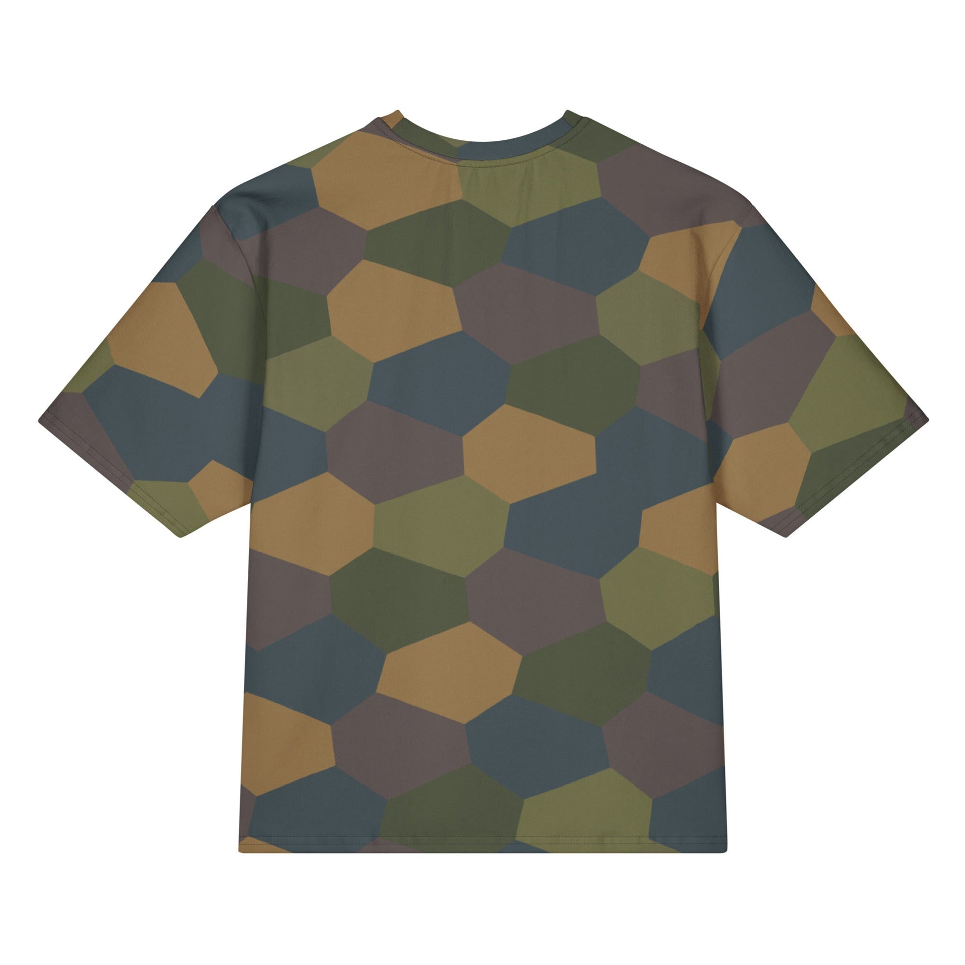 German WWI 5-Color Lozenge Aircraft CAMO Oversized cotton t-shirt