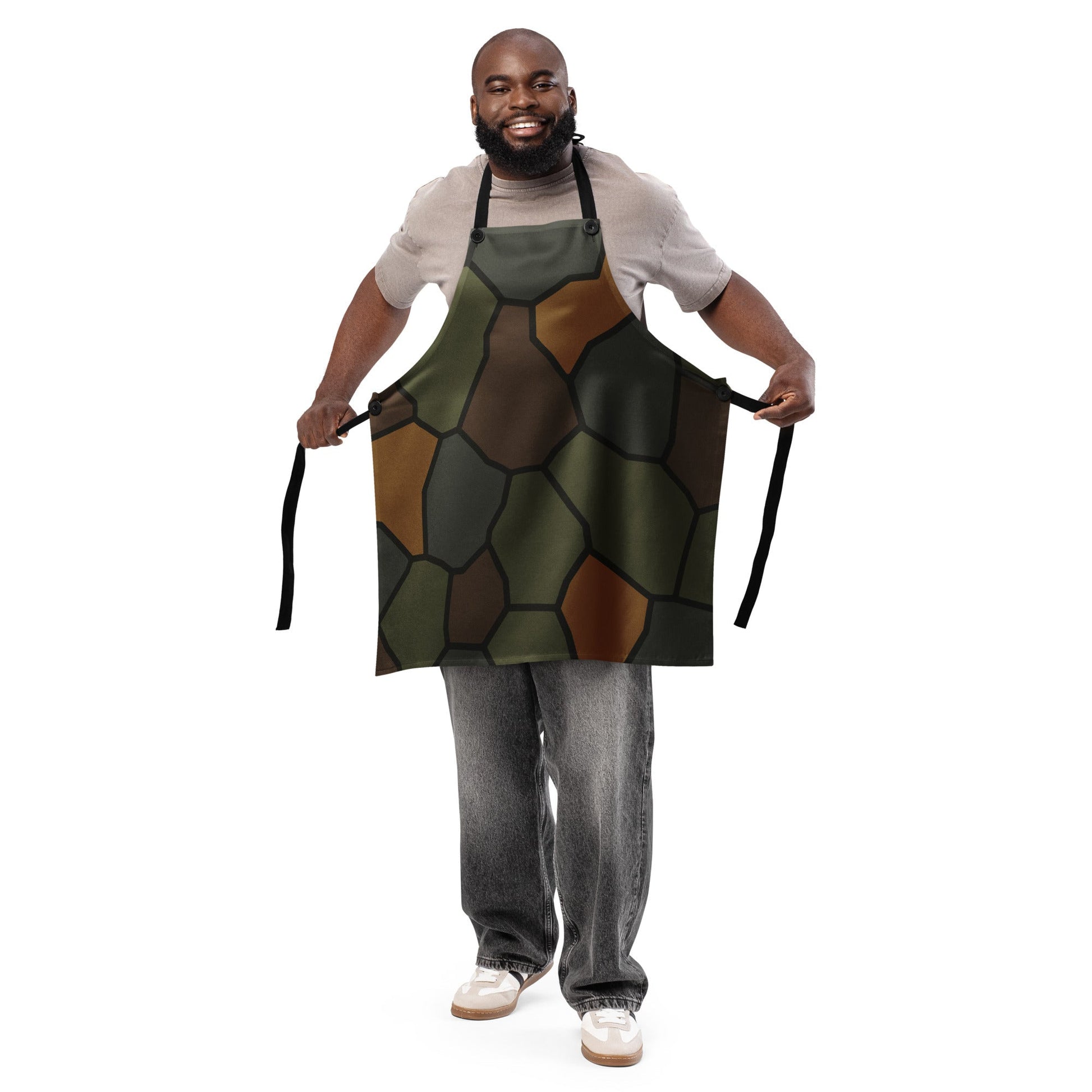 German WWI Turtle Shell Stahlhelm CAMO Apron