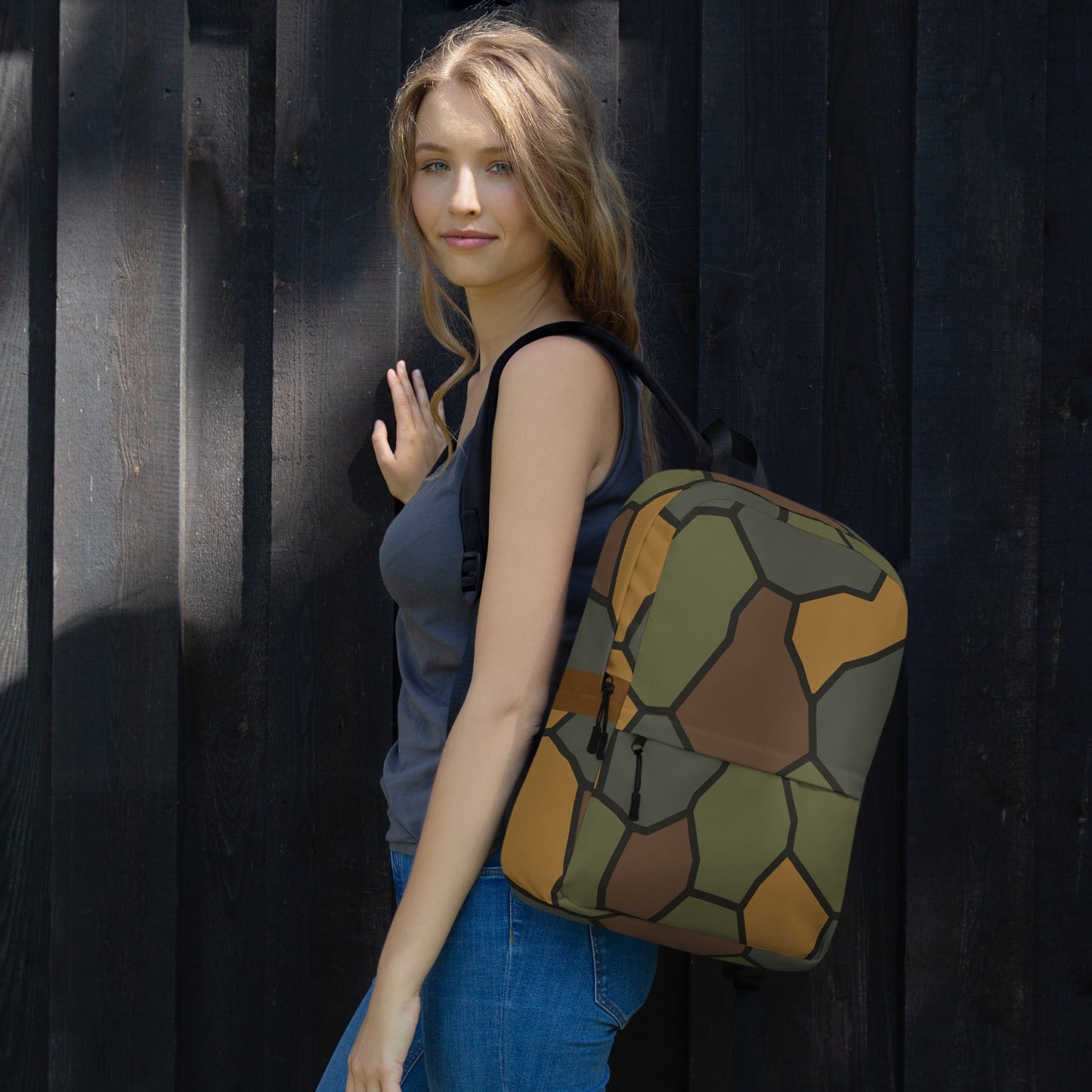 German World War I Turtle Shell Stahlhelm Helmet CAMO Backpack