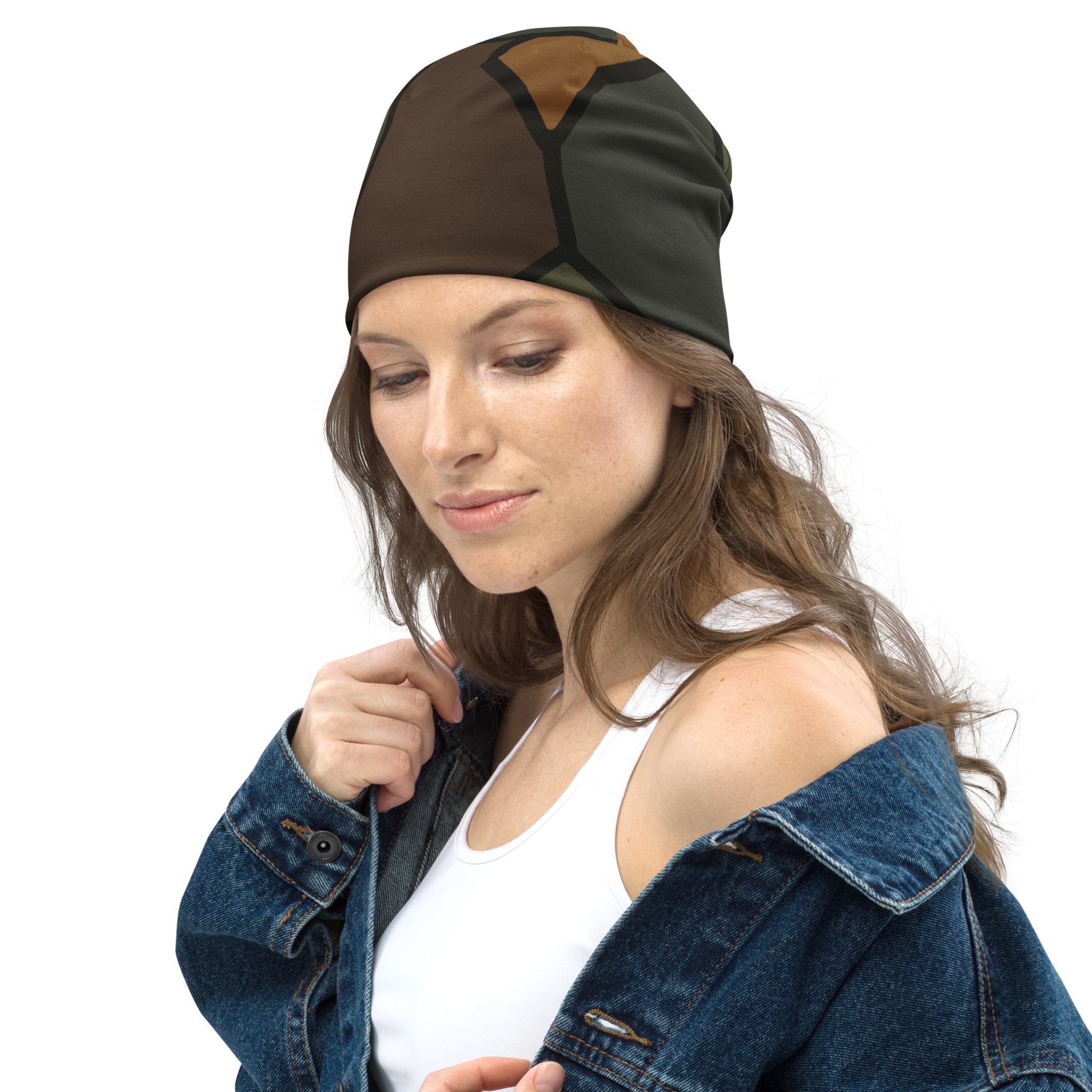 German WWI Turtle Shell Stahlhelm CAMO Beanie