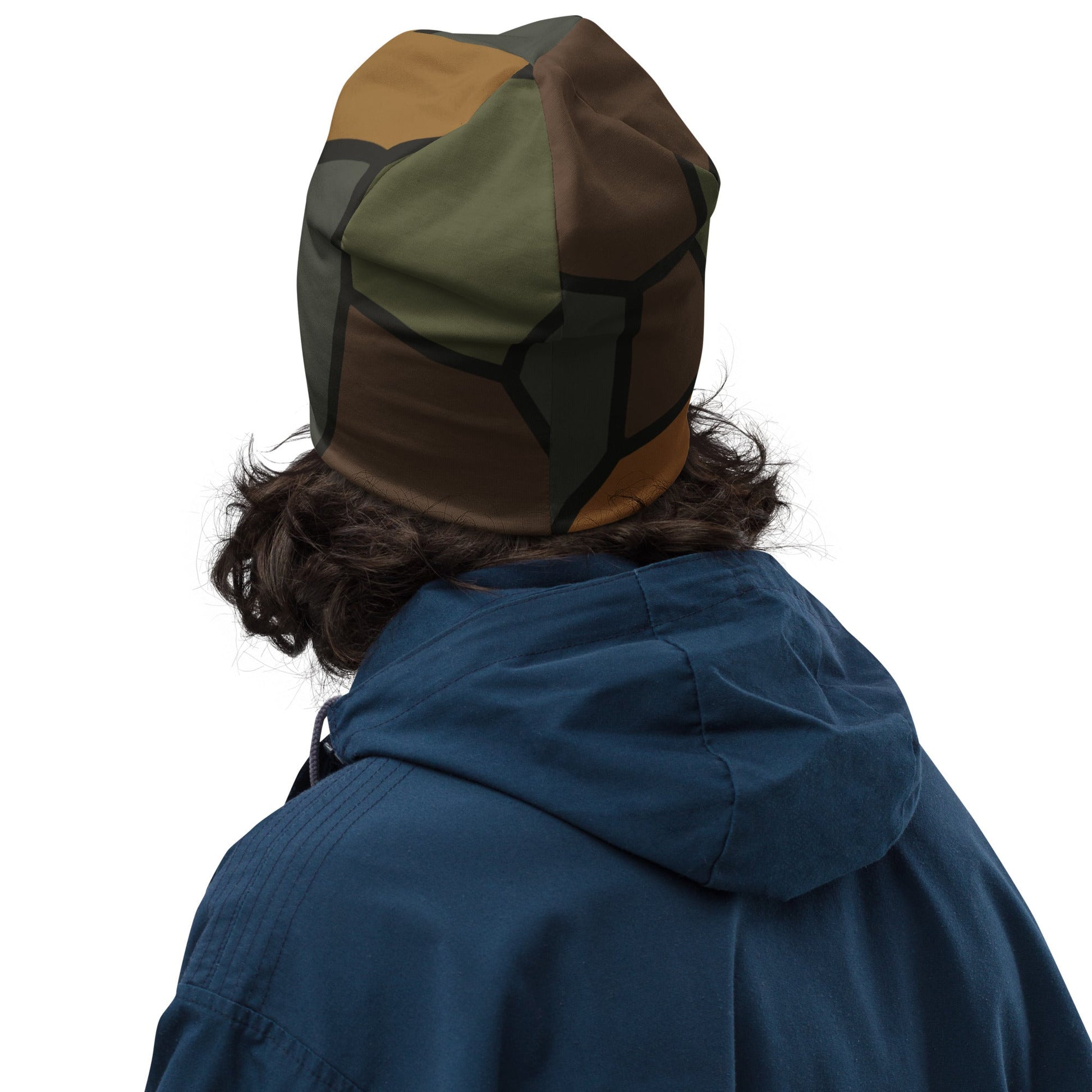 German WWI Turtle Shell Stahlhelm CAMO Beanie