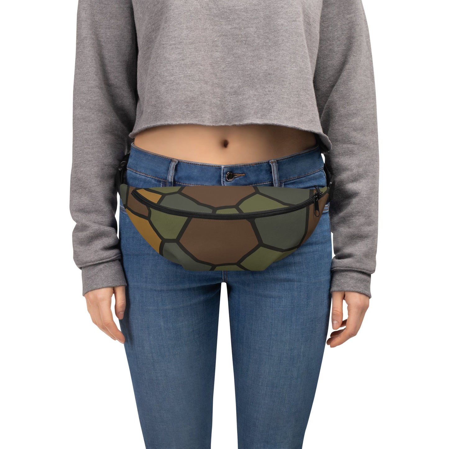 German WWI Turtle Shell Stahlhelm CAMO Fanny Pack