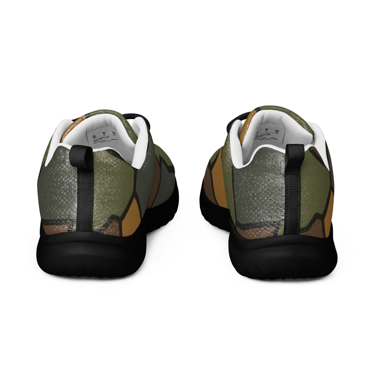 German WWI Turtle Shell Stahlhelm CAMO Mens Athletic Shoes