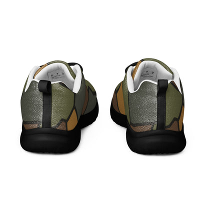 German WWI Turtle Shell Stahlhelm CAMO Mens Athletic Shoes