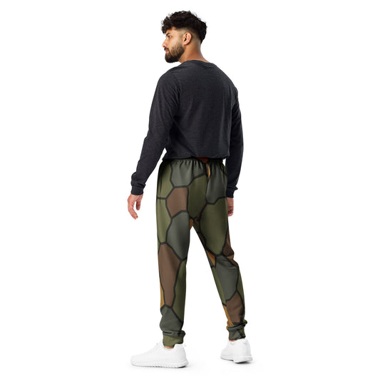 German WWI Turtle Shell Stahlhelm CAMO Mens Joggers