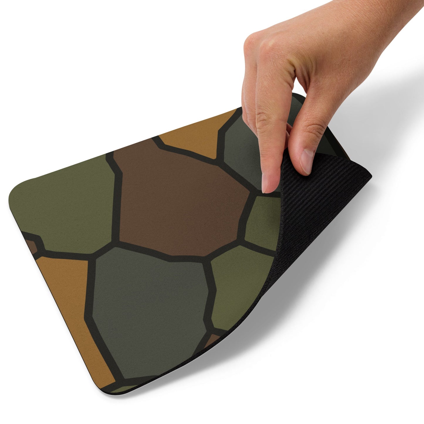 German World War I Turtle Shell Stahlhelm Helmet CAMO Mouse pad