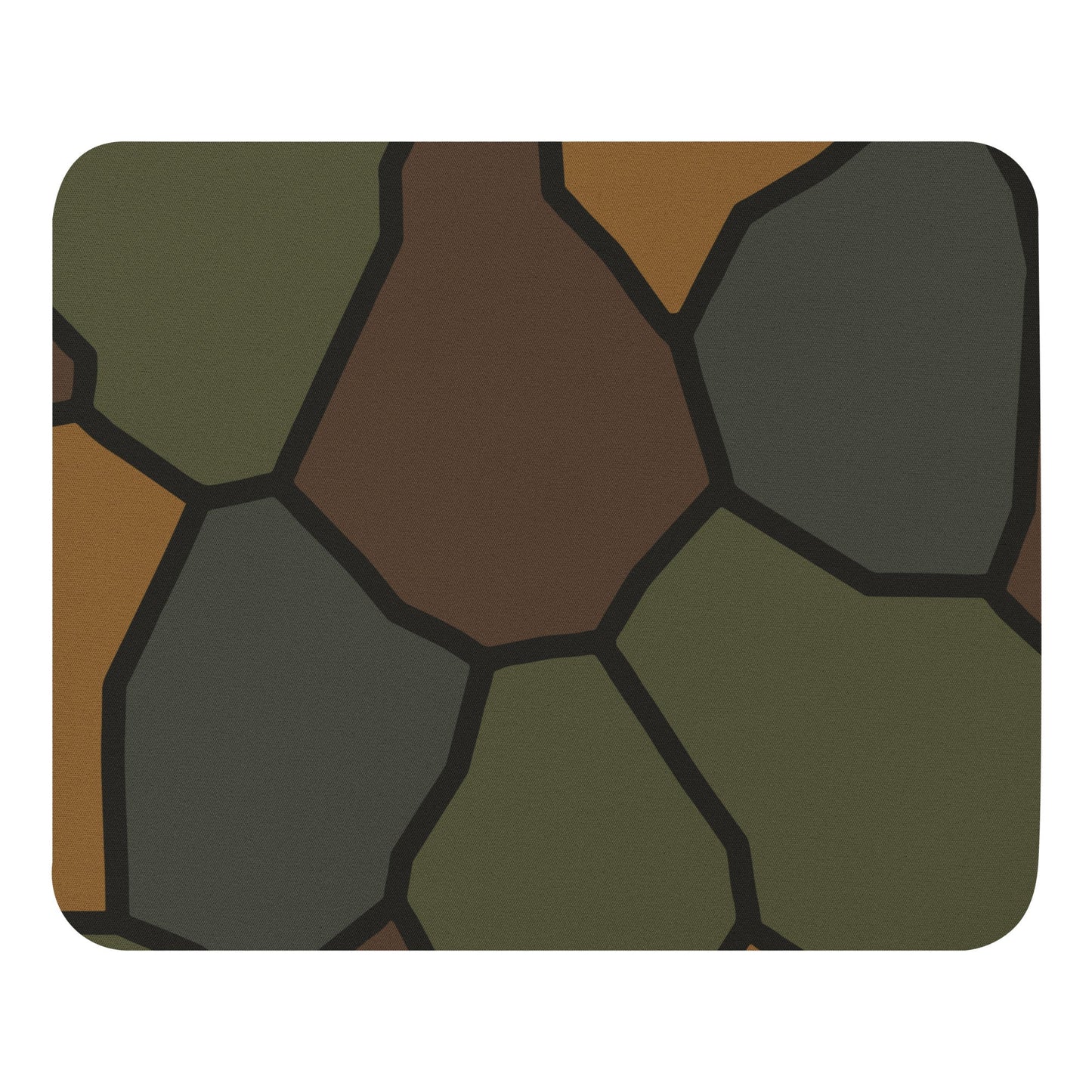 German World War I Turtle Shell Stahlhelm Helmet CAMO Mouse pad