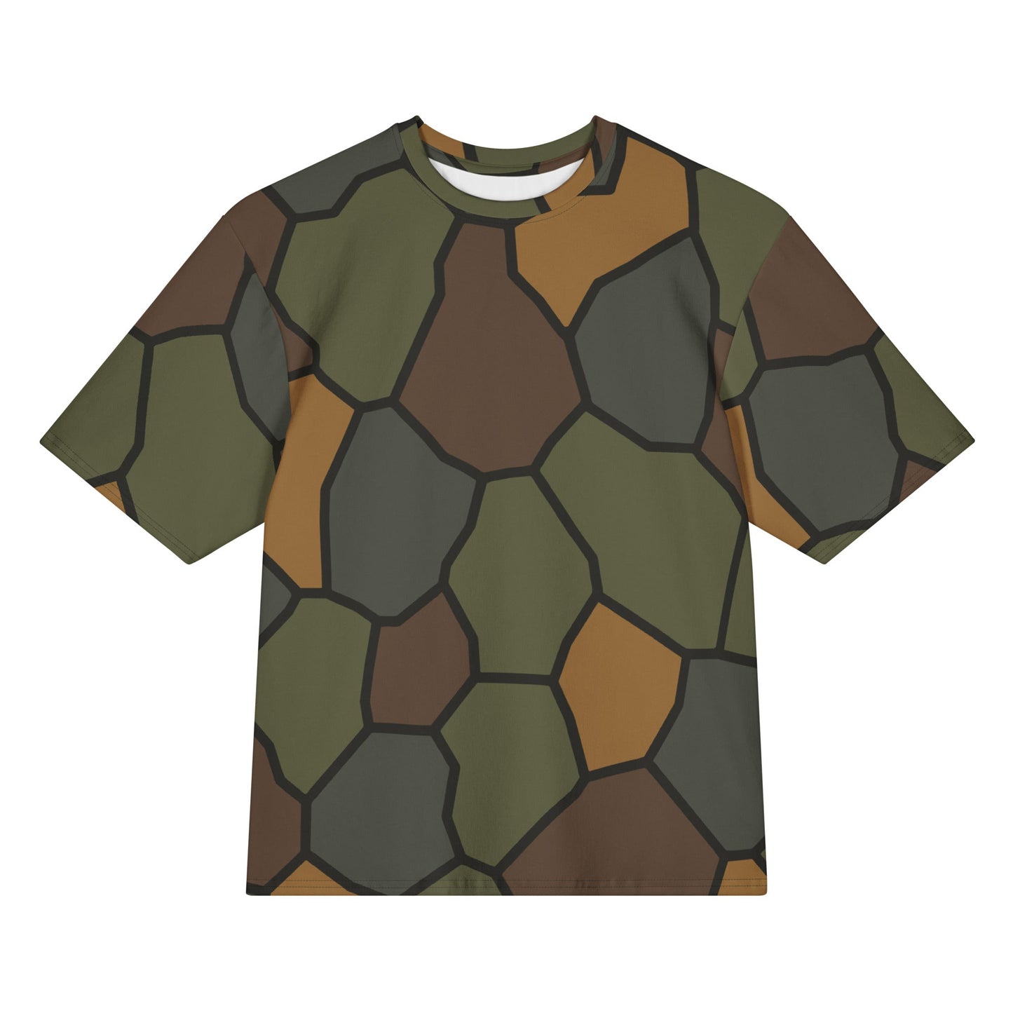 German World War I Stahlhelm Helmet CAMO Oversized cotton t-shirt - 2XS