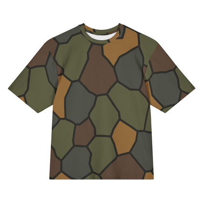 German World War I Stahlhelm Helmet CAMO Oversized cotton t-shirt - 2XS