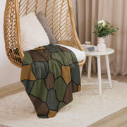 Turtle Shell Stahlhelm CAMO Sherpa Blanket