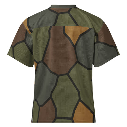 German WWI Turtle Shell Stahlhelm CAMO Unisex American Football Jersey