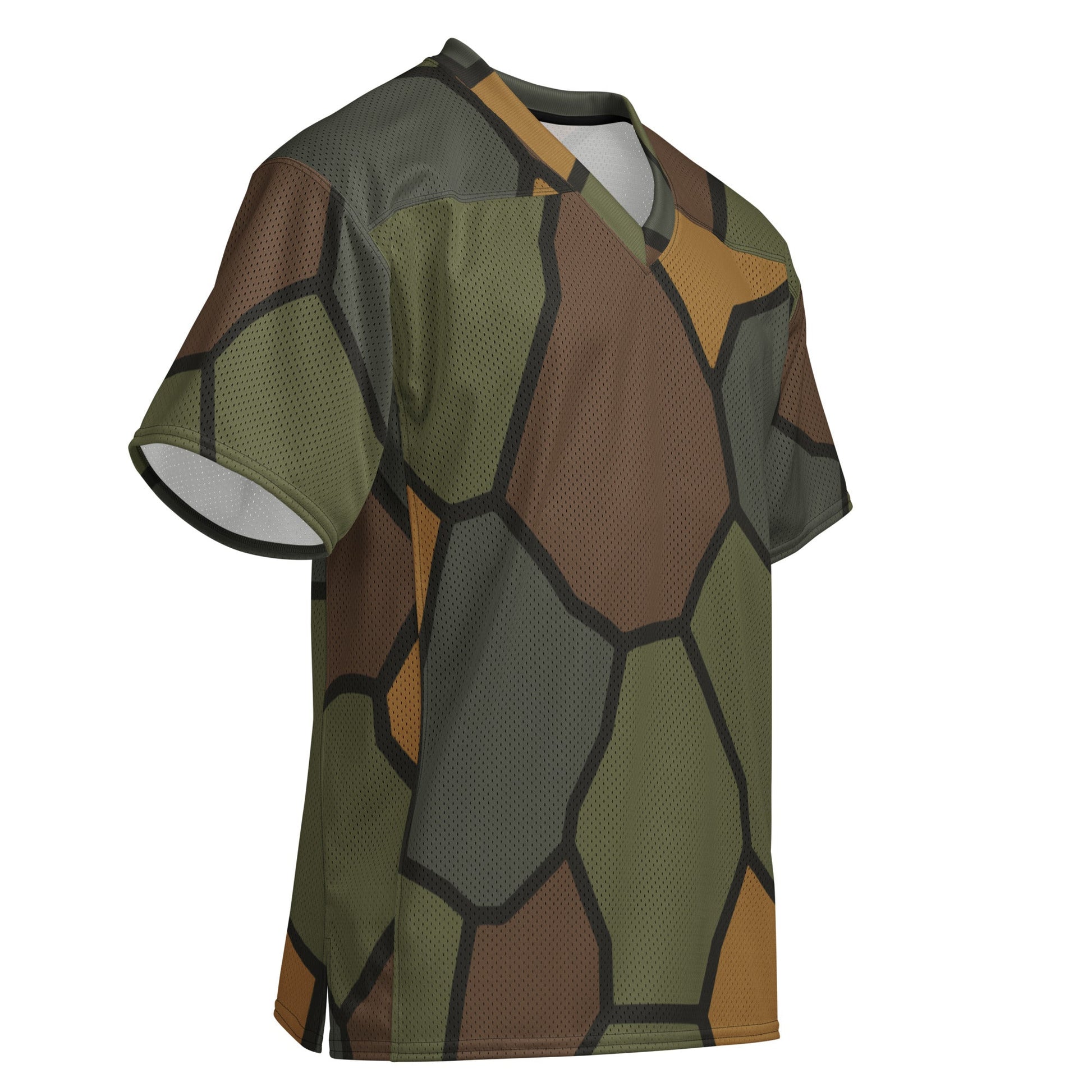 German WWI Turtle Shell Stahlhelm CAMO Unisex American Football Jersey