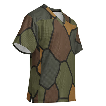 German WWI Turtle Shell Stahlhelm CAMO Unisex American Football Jersey