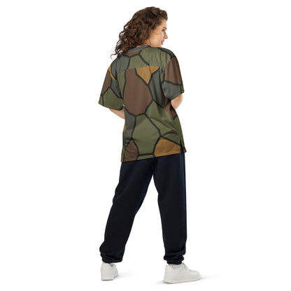 German WWI Turtle Shell Stahlhelm CAMO Unisex American Football Jersey